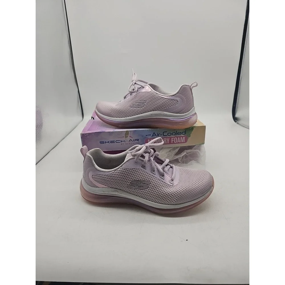 Skechers Skech Air‎ Cooled 2.0 Pretty Fancy Lavender Size 9 With Box Used